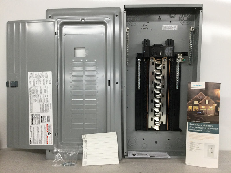 Siemens PN3030B1150C PN Series 150 Amp 30 Circuit Main Breaker Plug-on Neutral Load Center Indoor with Copper Bus