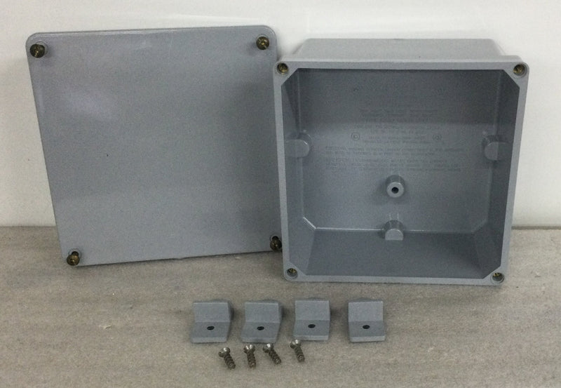 Kraloy JB884 8X8X4 Junction Box PVC