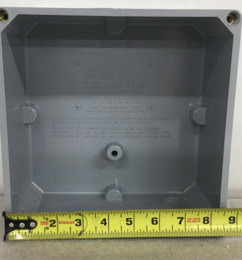 Kraloy JB884 8X8X4 Junction Box PVC