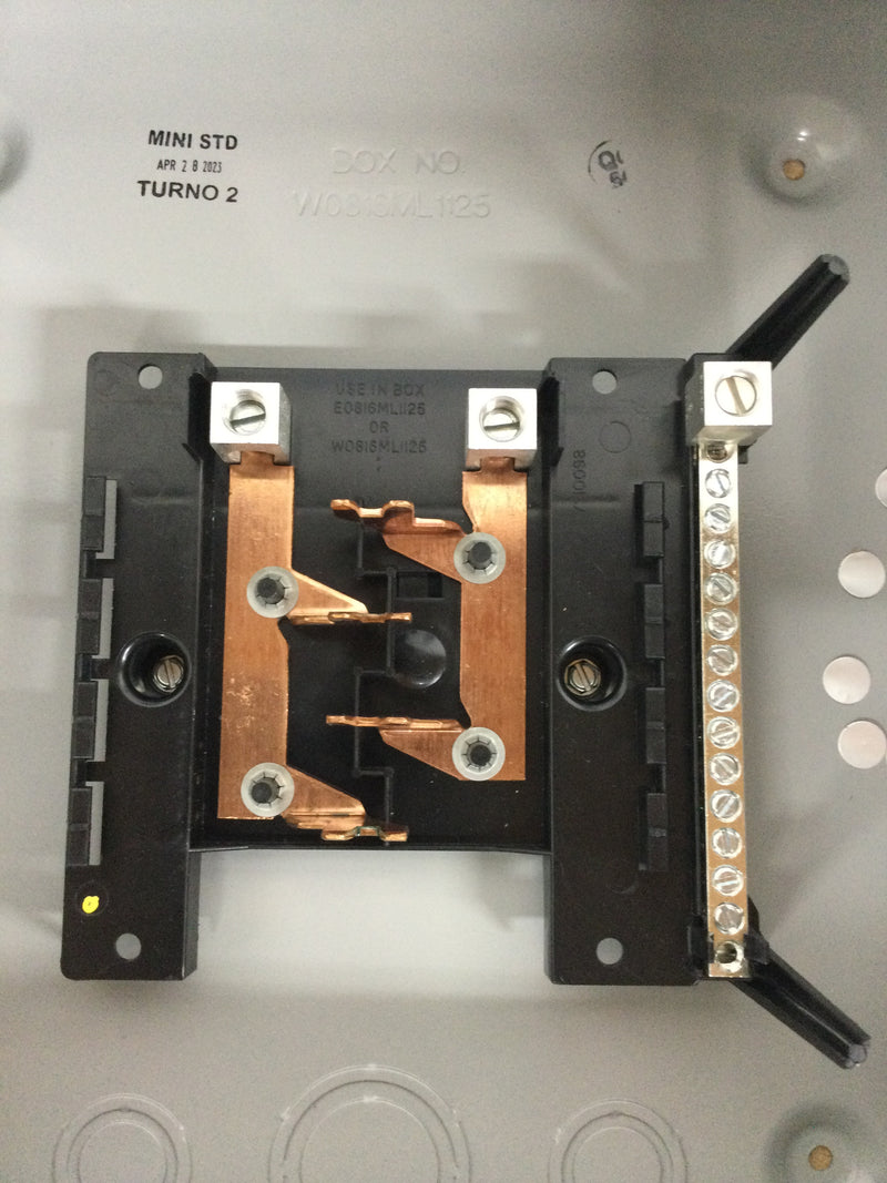 Siemens W0816ML1125CU EQ 125 Amp 8-Space 16-Circuit Main Lug NEMA 3R Outdoor Load Center