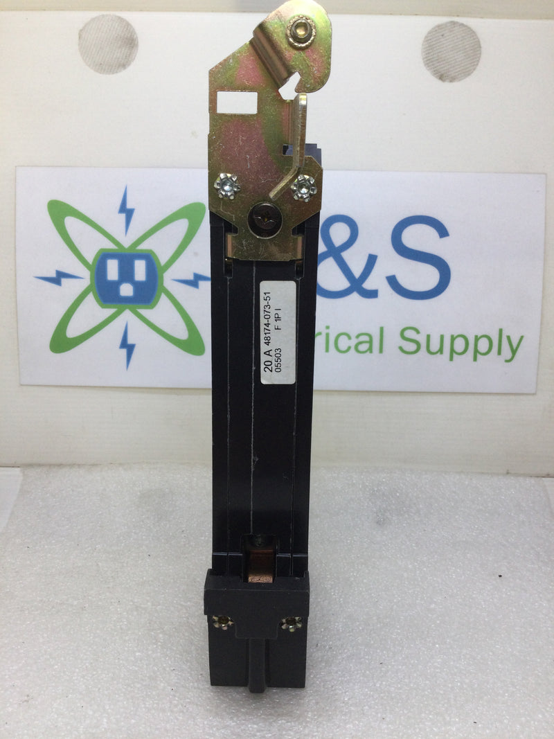 Square D FJA140205 20 Amp 1 Pole 277v 65ka C Phase I Line Circuit Breaker