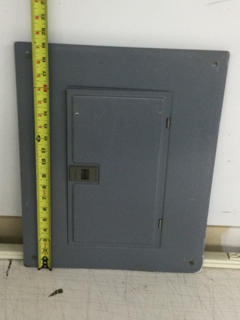 Square D QOC20U100F Cover/Door Only with Main 20 Space 120/240V Nema 1  19 1/8" x 15 1/2"