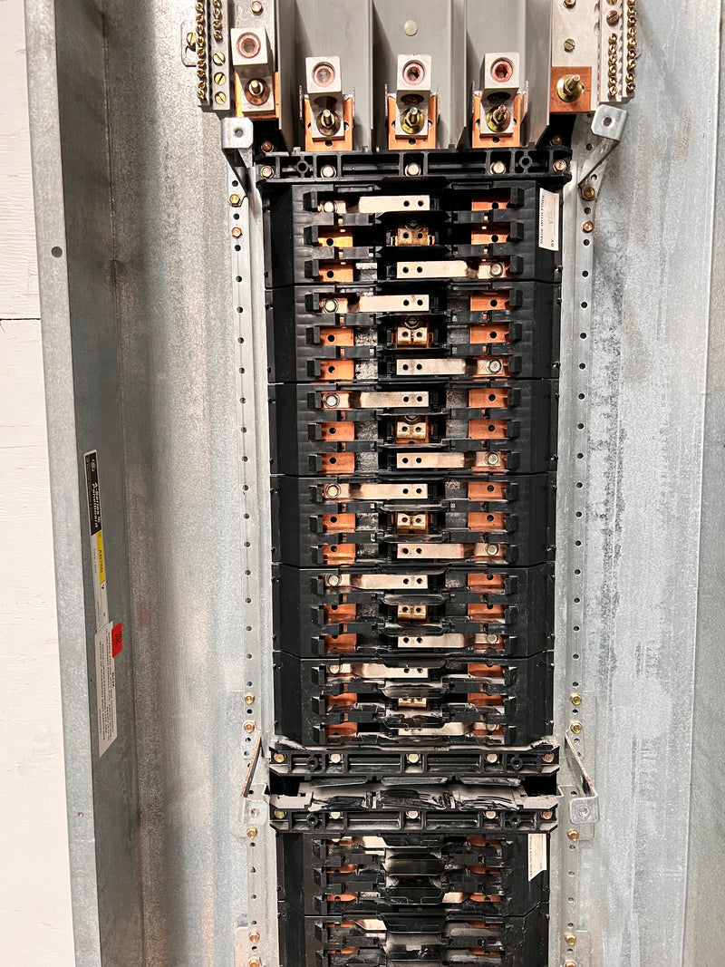 General Electric AQF3302MTSX MLO 30 Circuit 225A 208Y/120V Distribution Panel 3Ph with Mechanically Held Lighting Contactor CR160MC4102A