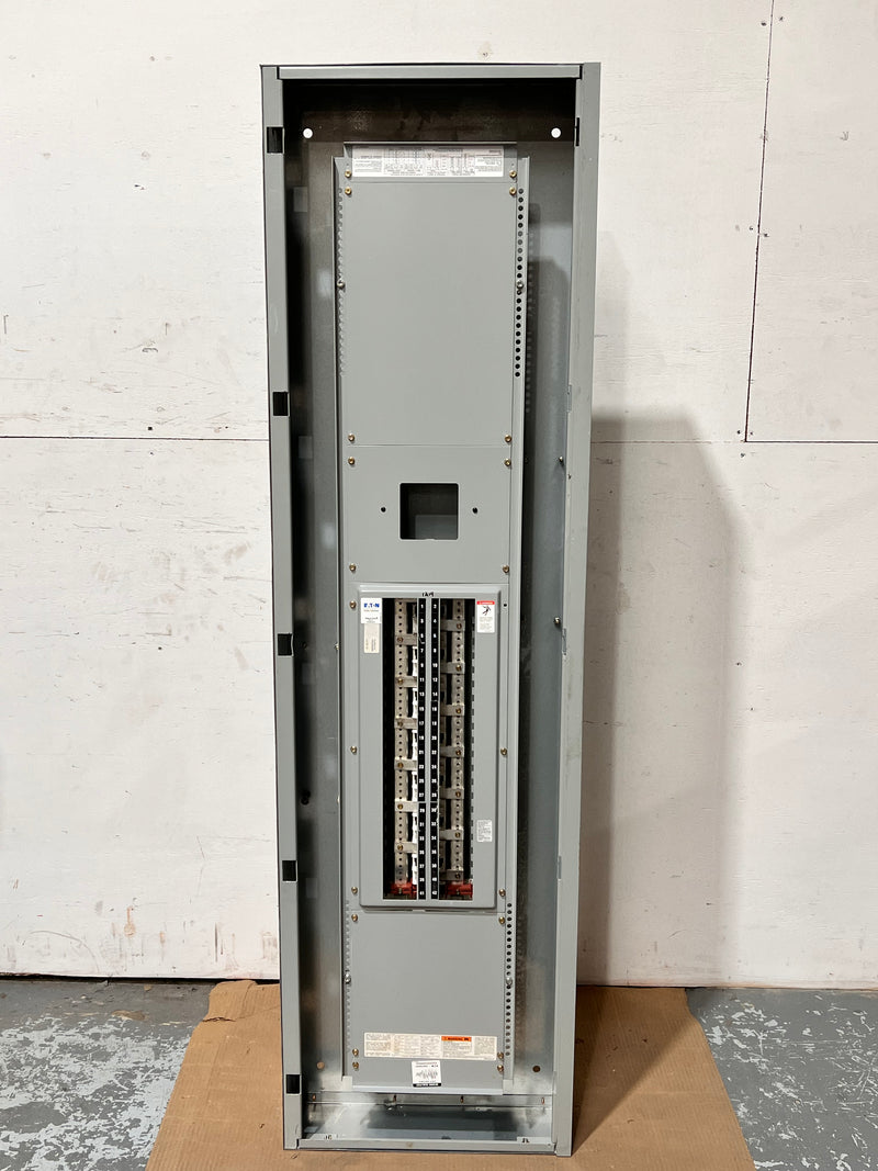 Eaton Cutler-Hammer PRL1a 400 Amp MB 208/120v 42 Space 3 Ph 4 Wire Full Enclosed Panel