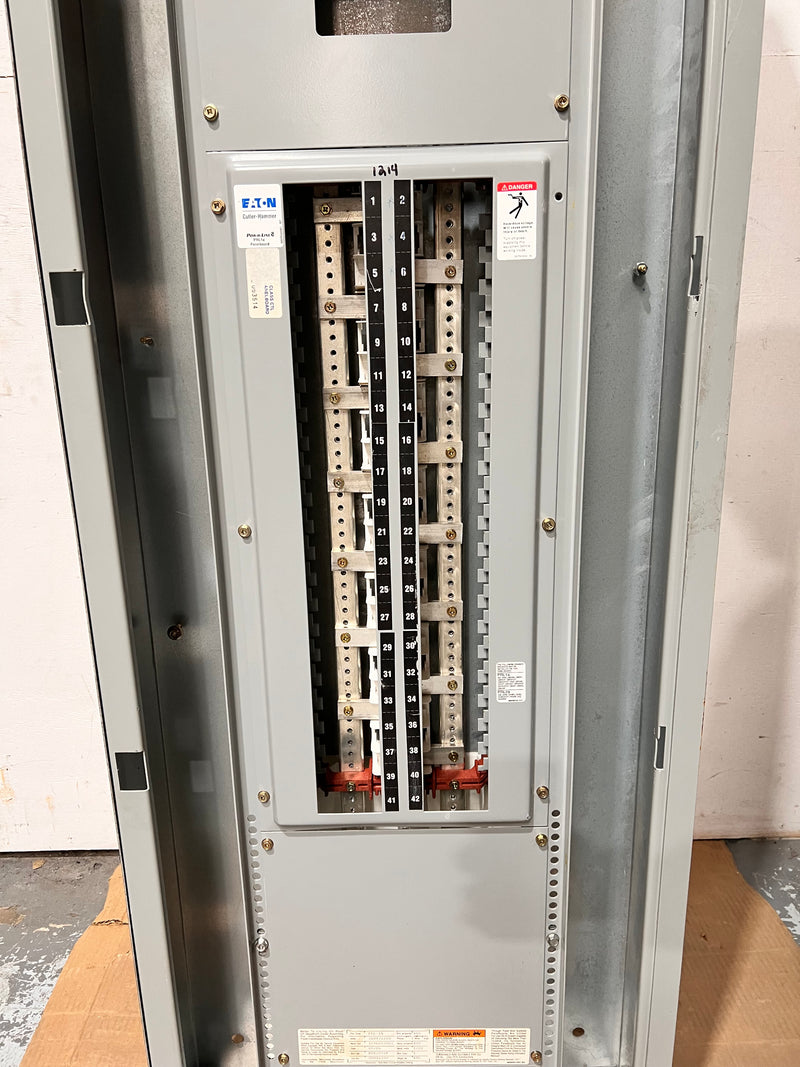 Eaton Cutler-Hammer PRL1a 400 Amp MB 208/120v 42 Space 3 Ph 4 Wire Full Enclosed Panel