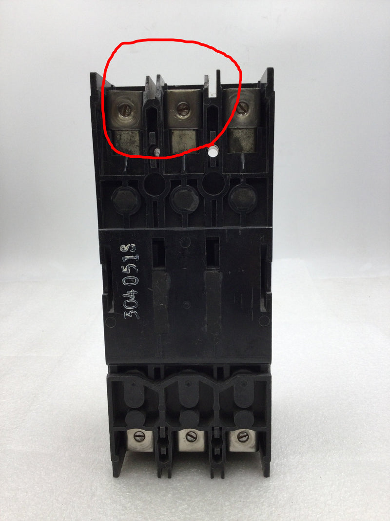 Westinghouse JB3175W 175 Amp 3 Pole 600 VAC Circuit Breaker with Adjustable Magnetic Trip