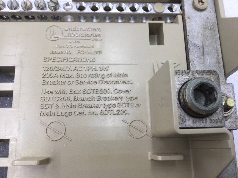 Square D Trilliant Home Power System SDTN30 120/240V, 200A Panel Guts