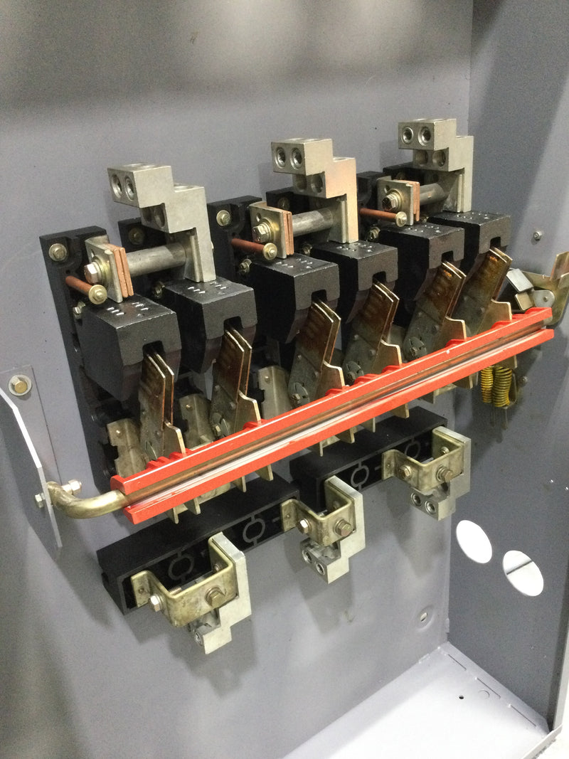 Westinghouse/Bryant HFN367 800 Amp 3 Pole 600V Fusible Heavy Duty Safety Switch 65 1/2" x 38"