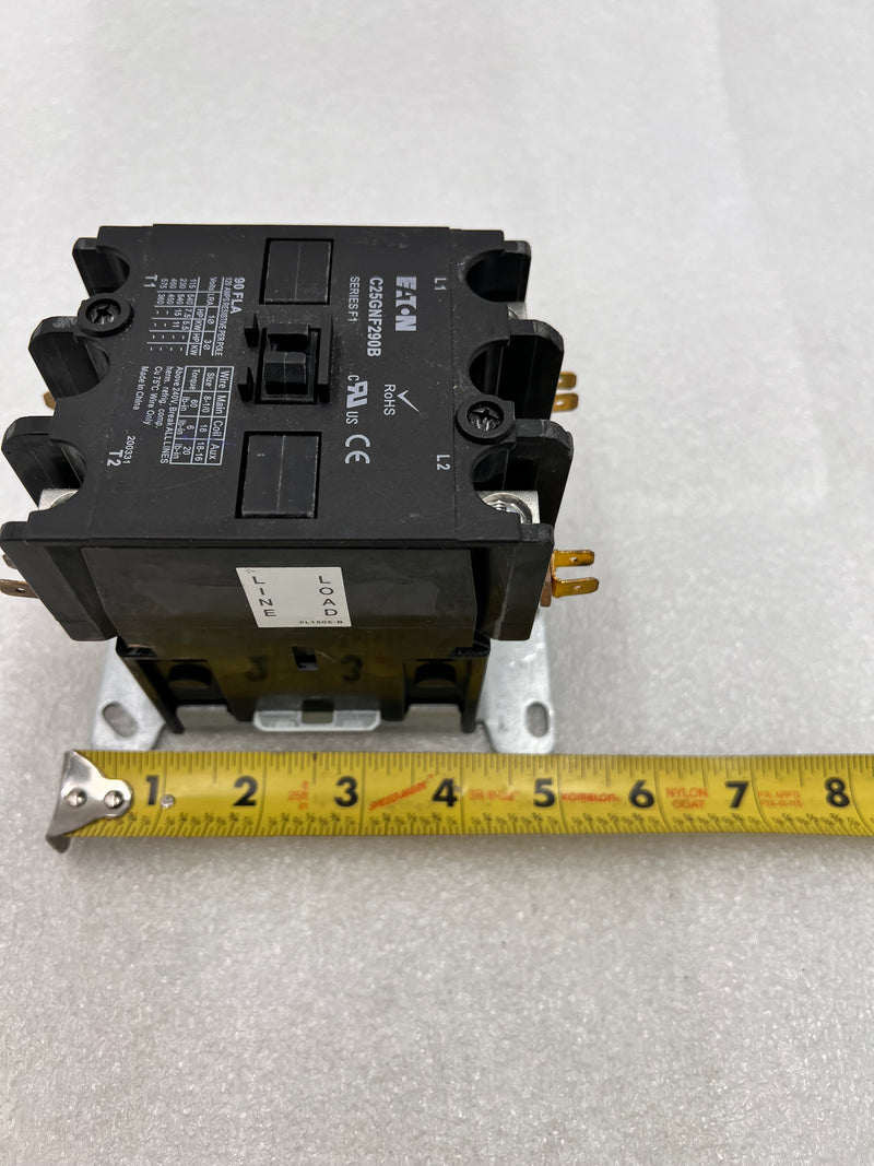 Eaton C25GNF290B 2 Pole 90 Amp 240V Definite Purpose Contactor