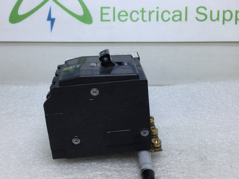 Square D QOB3301021 3 Pole 30 Amp Circuit Breaker with Shunt Trip QOB330 1021