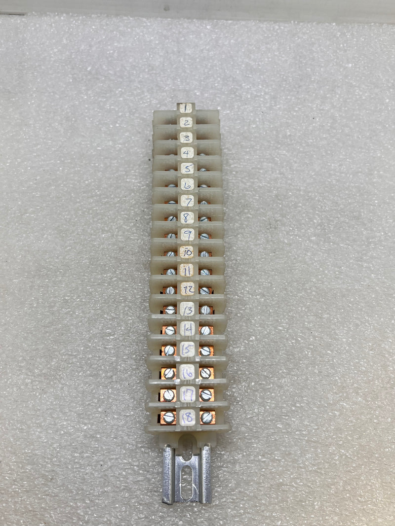 Square D Type GK6 Series Wire Terminal Strip Class 9080 600V 10-22 AWG