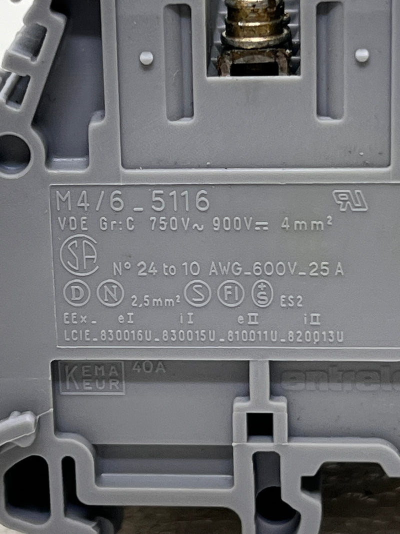 Entrelec Terminal Block M4/6 5116