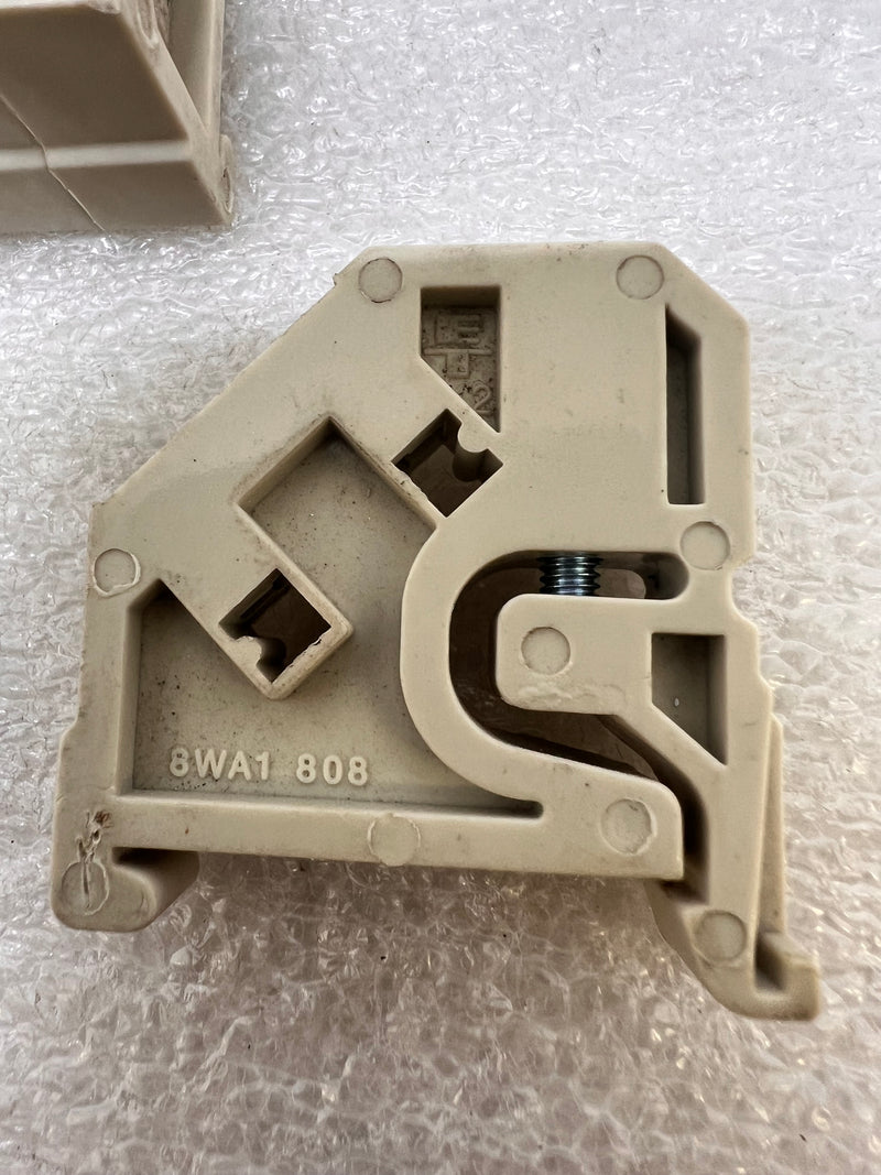 Siemens 8WA1 808 Terminal Block End Retainer 10MM (Lot Of 6)