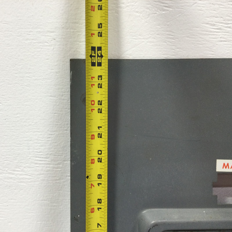 FPE M112-24-150G 150 Amp 24 Space Load Center Door w/Main 120/240V 24" x 13 5/8"