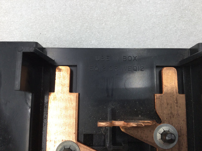 Siemens E1020MB1100FCGP 6 Space/12 Circuit 100 Amp Copper Buss Load Center Guts Only 6" X 9"