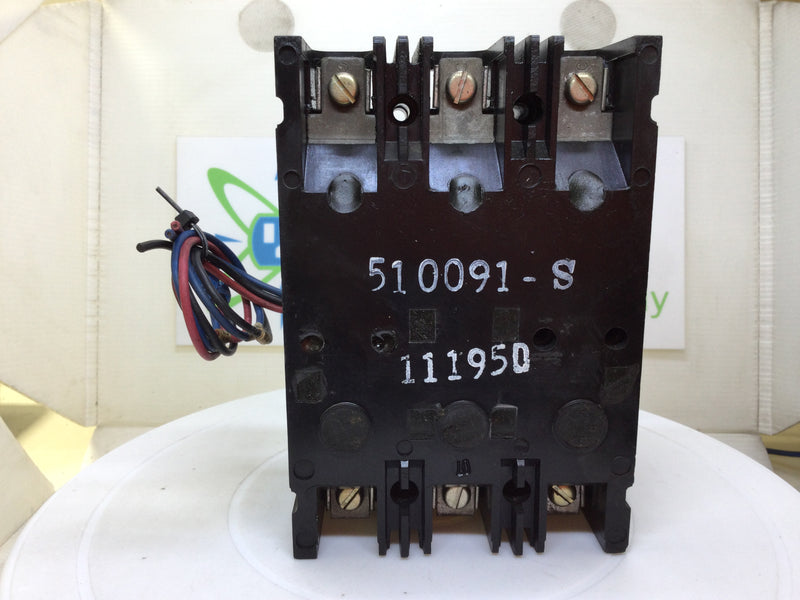 Westinghouse MCP03150R 15 Amp 600 Volt 3 Pole W/4979D06G17 125/250v 5a Aux Switch