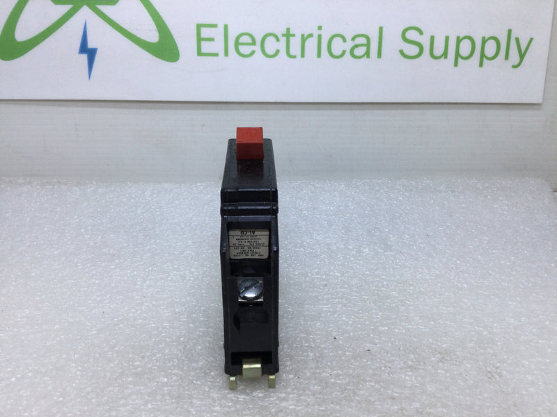 Cutler Hammer CH10120 Single Pole 20 Amp 120/240v Metal Foot 1/2 Notch Circuit Breaker