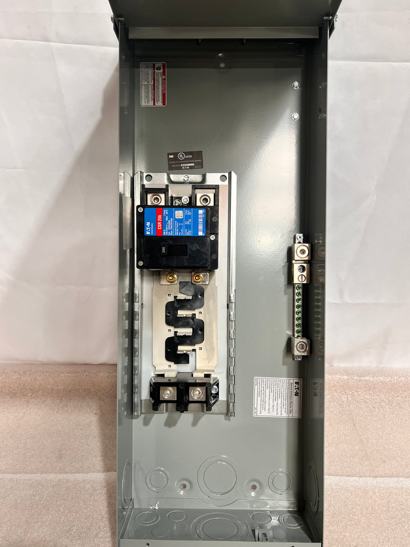 Eaton Cutler Hammer BR48B200RF 200 Amp Feed-through lugs, Main circuit breaker load center