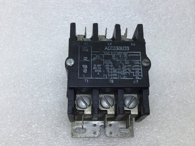 Arrow Hart Definite Purpose Contactor Controller ACC330U30 25hp@ 600v