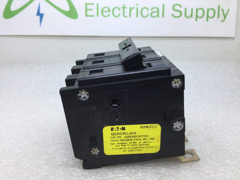 Eaton QBHW3070H 3 Pole 70 Amp 240V Bolt on Circuit Breaker