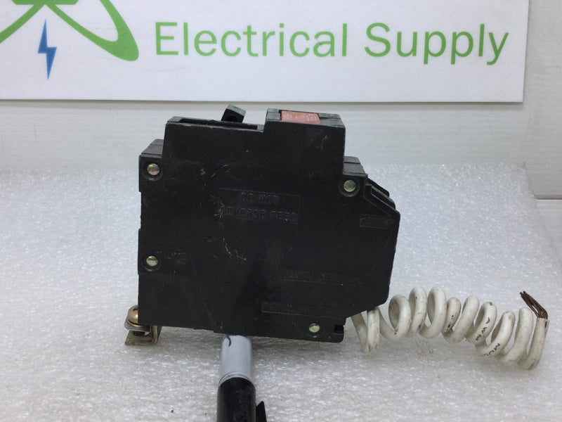 GE THQB1120GF 20 Amp 2 Pole GFI Circuit Breaker