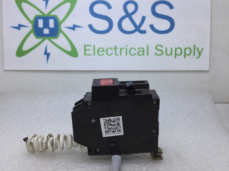 GE THQB1120GF 20 Amp 2 Pole GFI Circuit Breaker