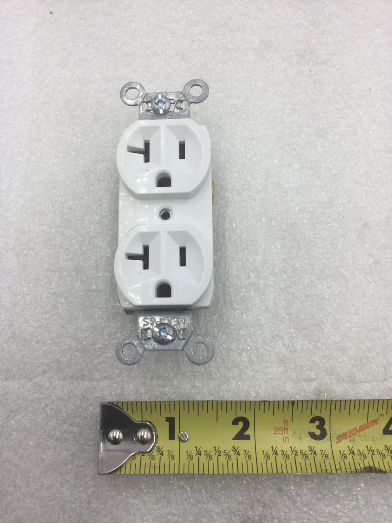 Legrand CRB5362-CC12 Duplex 20 Amp Commercial Rated Receptacle