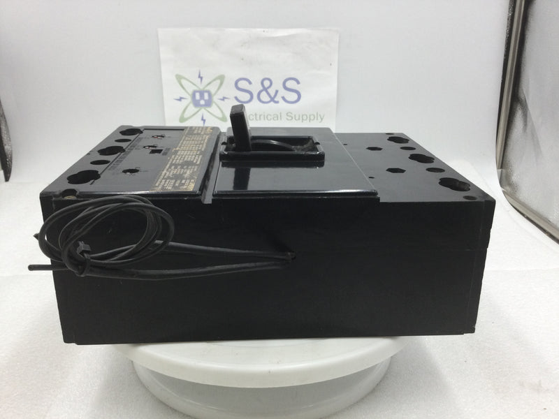 Westinghouse LA3400F 400 Amp 3 Pole 600V Circuit Breaker w/ Shunt Trip