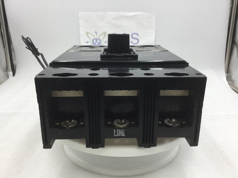 Westinghouse LA3400F 400 Amp 3 Pole 600V Circuit Breaker w/ Shunt Trip