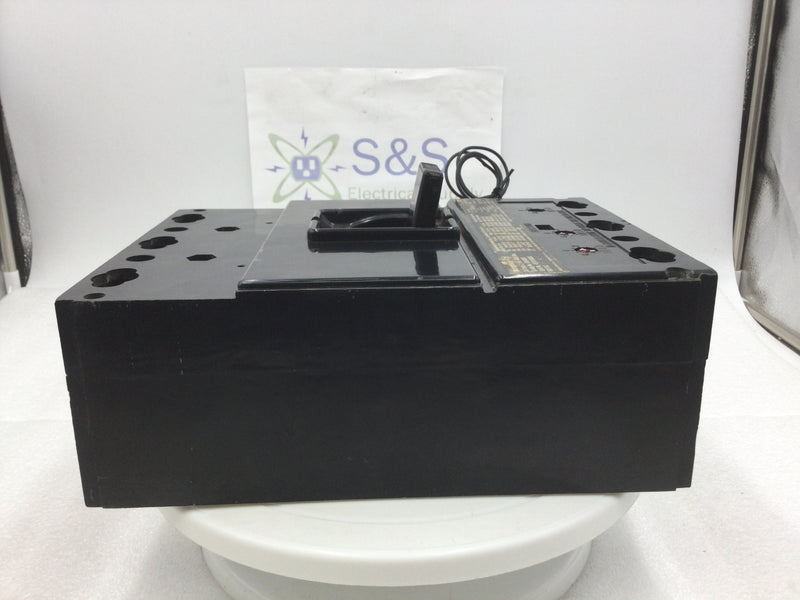 Westinghouse LA3400F 400 Amp 3 Pole 600V Circuit Breaker w/ Shunt Trip