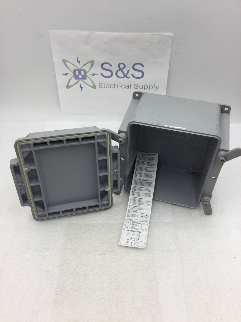 Kraloy JBX664 6X6X4 Junction Box PVC