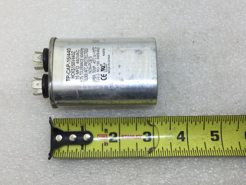 TP-CAP-15/440 HCKS150V440Z 15MFD +/-3% 440Vac Capacitor