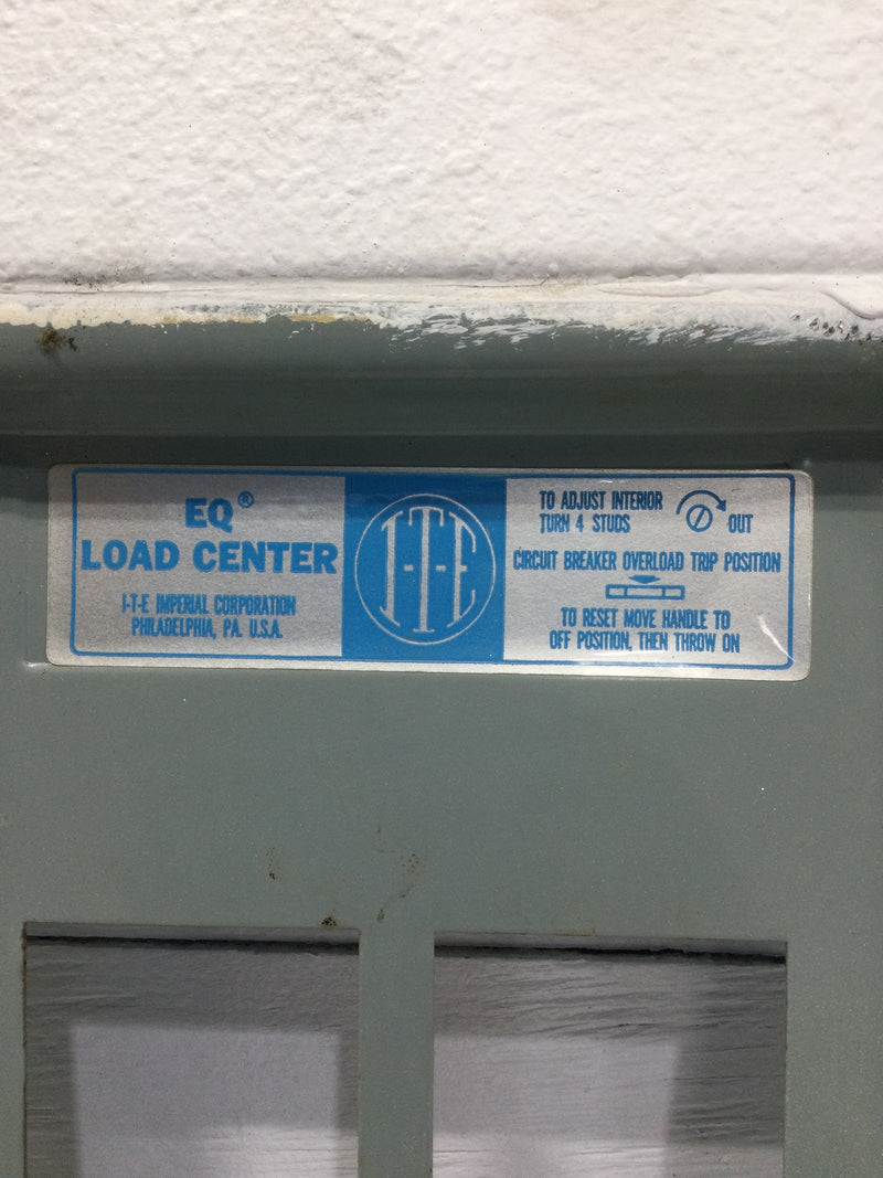ITE EQC16 8/16 Space 120/240V Load Center Cover/Door Only 22 1/4" x 15 5/8"