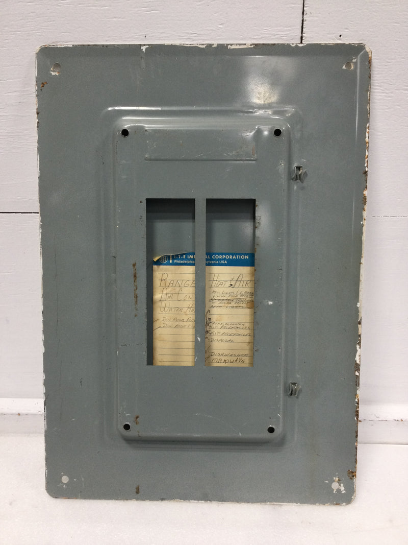 ITE EQC16 8/16 Space 120/240V Load Center Cover/Door Only 22 1/4" x 15 5/8"