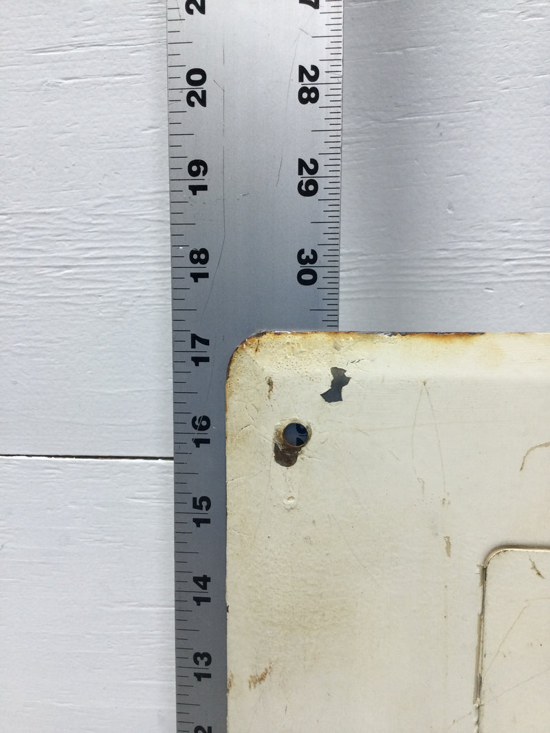 Westinghouse B16-30ASM 20 Space 120/240V Load Center Door Only 17 1/4" x 15 5/8"