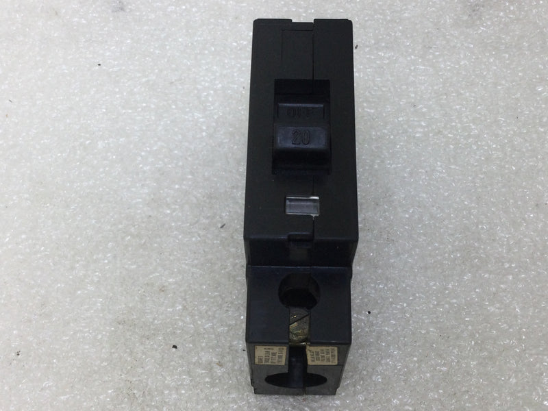 Square D EH14020 20 Amp 1 Pole 480/277 NEHB Circuit Breaker