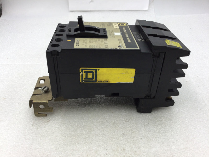 Square D FH36040 3 Pole 600v 40 Amp Circuit Breaker