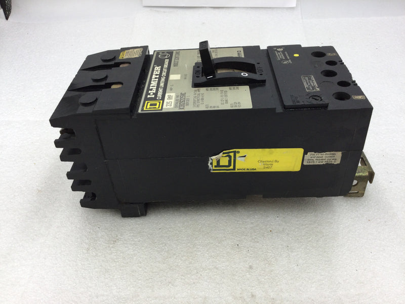 Square D KIB26225AC 225 Amp 2 Pole 1 Phase 600v I-Line Circuit Breaker