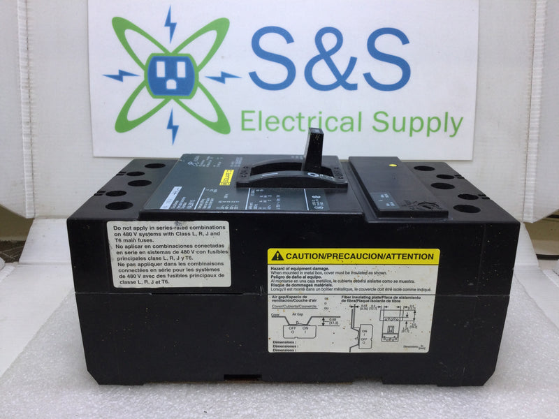 Square D KAL36110 110 Amp 3 Pole 600V Circuit Breaker