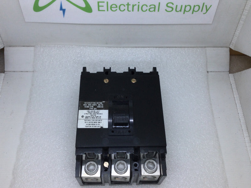 Square D Q2L3200 200 Amp 240Volt 3 Pole Circuit Breaker