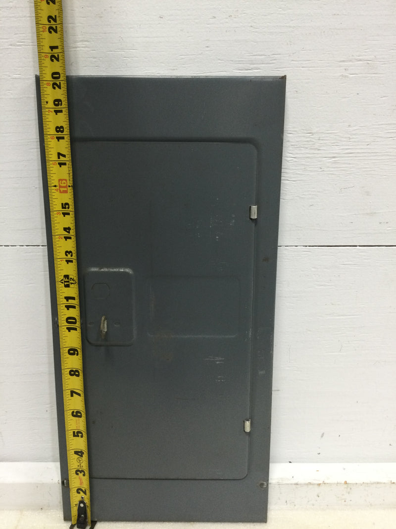 Zinsco GTE Sylvania ML12(12-24) Panel Cover/Door Only 125 Amp 124/240V 20 1/4" x 9 7/8"