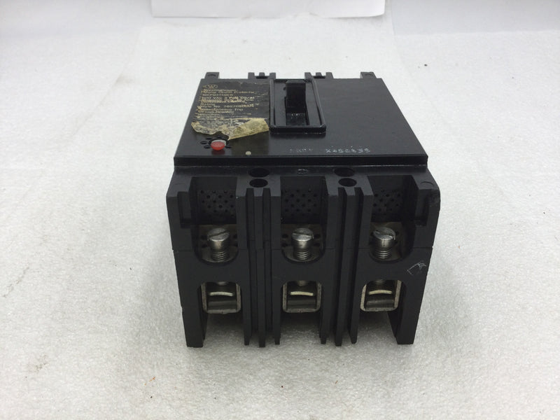 Westinghouse MCP03150CR 15 Amp 3 Pole  600v Molded Case Circuit Breaker