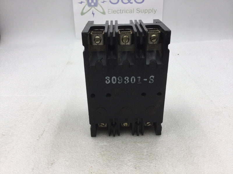 Westinghouse MCP03150CR 15 Amp 3 Pole  600v Molded Case Circuit Breaker