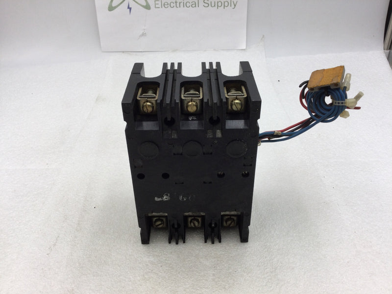 Westinghouse MCP03150C 15 Amp 3 Pole 600v Motor Circuit Breaker with Shunt Trip