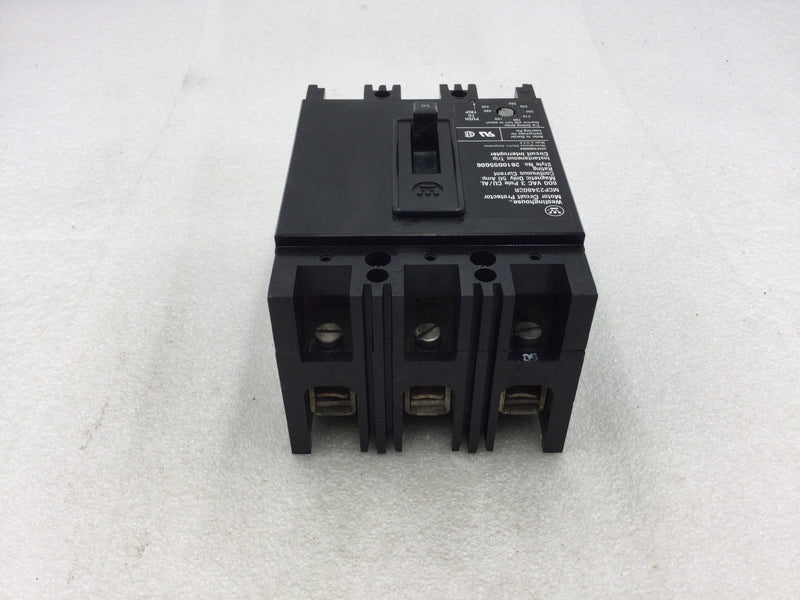 Westinghouse MCP23480RC 50 Amp 3 Pole 600v Circuit Breaker