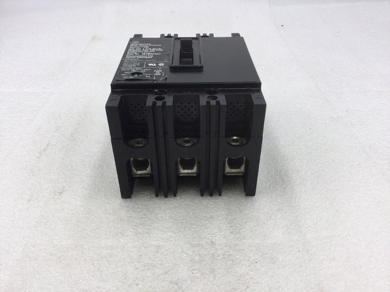 Westinghouse MCP331000R 100 Amp 3 Pole 600v Circuit Breakers