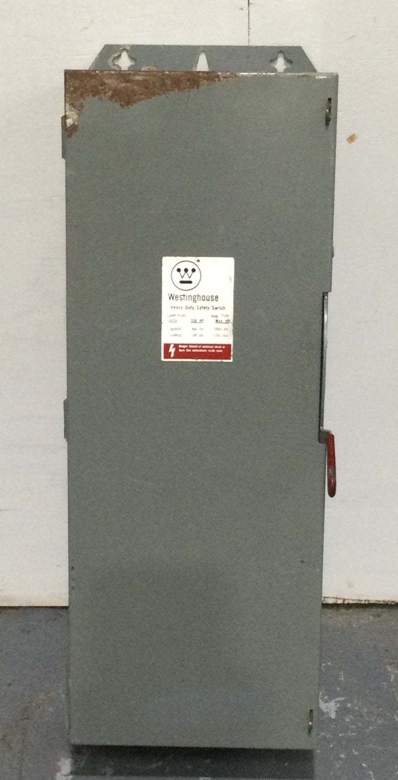 Westinghouse HFN364 200 Amp 600V 3 Phase Safety Switch