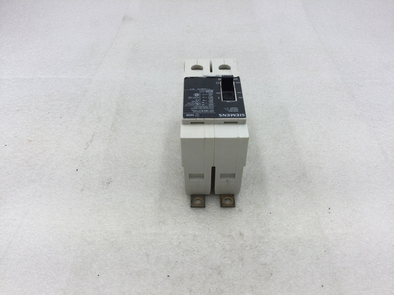 Siemens NGB2B100 100 Amp 2 Pole 600 Volt Bolt on Circuit Breaker