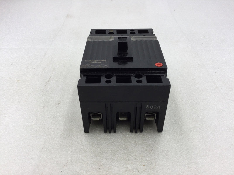 GE General Electric TED136V020 20 Amp 3 Pole Circuit Breaker