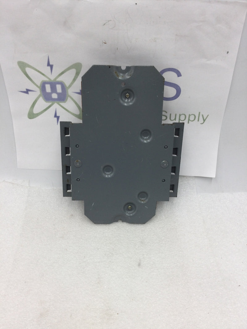 ITE 4 Space Single Phase 60 Amp 120/240 VAC Breaker Panel Guts Only 6" X 8"